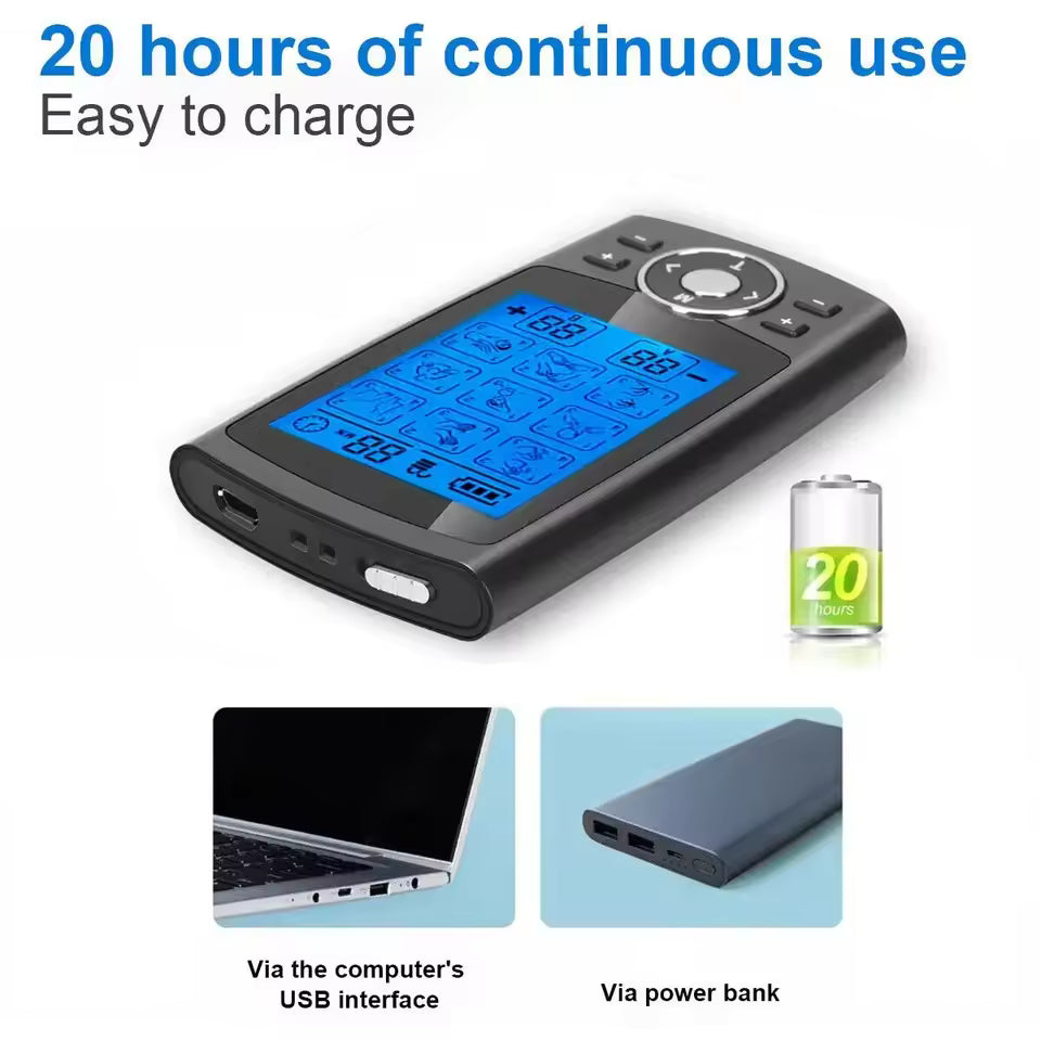 Physiotherapy Tens Muscle Stimulator 36 Modes Acupuncture Body Massage